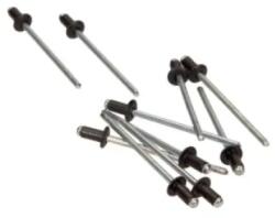Romix - Fekete szegecs 3, 2x6, 5mm (10 db-os csomag)
