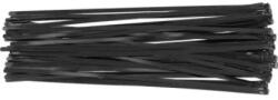 TOYA - Kábelkötegelő fekete oldható 450x7.6mm 50 db