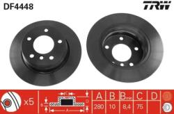 TRW Féktárcsa tömör Ø280mm DF4448