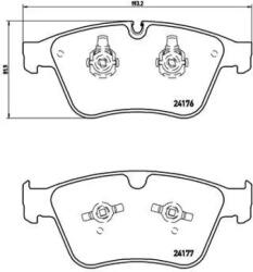 BREMBO fékbetét készlet P50 105