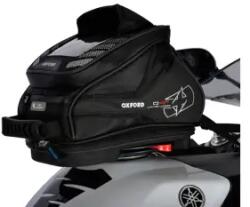 OXFORD motorkerékpár tanktáska Q4R QR, OXFORD (fekete, tanksapka gyorskioldó rendszerrel, űrtartalom 4 l)