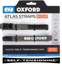 OXFORD Atlas B-Clip csomagtartó hevederek, 2 db, OXFORD (zöld, 17mm x 2m)