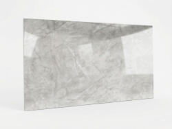 DMS Öntapadós PVC csempepanel, Nagy méretű 60x100 cm, Fényes szürke márvány (PSK-D902)
