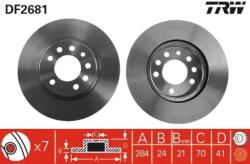 TRW Féktárcsa szellőző Ø284mm DF2681