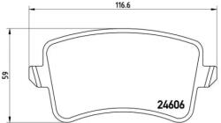 BREMBO fékbetét készlet P85 100X