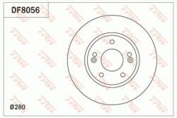 TRW szellőző féktárcsa Ø280mm DF8056
