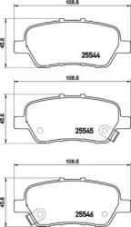 BREMBO fékbetét készlet, tárcsafék P28 094