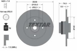TEXTAR Féktárcsa tömör Ø238mm 92154003