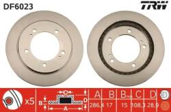 TRW Féktárcsa szellőző Ø286mm DF6023