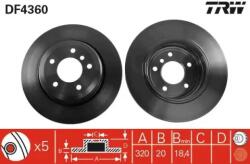 TRW Féktárcsa szellőző Ø320mm DF4360