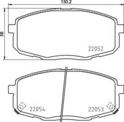 BREMBO fékbetét készlet P30 099