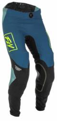FLY RACING nadrág LITE, FLY RACING - USA 2022 (szürke/türkiz/hi-vis, 30-as méret)