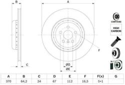 Bosch féktárcsa 0 986 479 G99