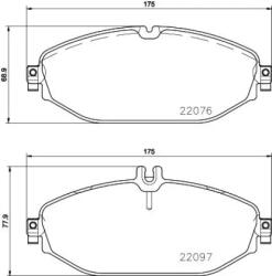BREMBO fékbetét készlet P50 124