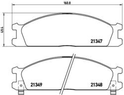 BREMBO fékbetét készlet P24 026