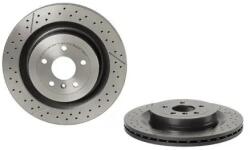 BREMBO Féktárcsa hornyolt/perforált Ø345mm 09. B710.11