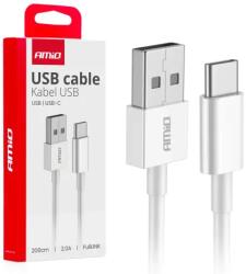 AMIO USB-USB-C kábel 2A 200cm FullLINK - runder - 1 010 Ft
