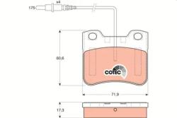 TRW Féktét Készlet Gdb1031