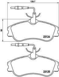 BREMBO fékbetét készlet P61 060