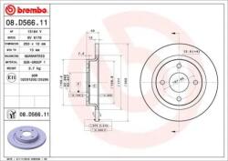 BREMBO Féktárcsa tömör Ø253mm 08. D566.11
