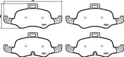 BREMBO fékbetét készlet P85 160X