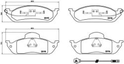 BREMBO fékbetét készlet P50 039