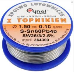 VOREL - Forrasztó ón Sn60Pb40 ø1.5mm, 100g