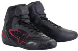 Alpinestars FASTER-3 RIDEKNIT cipő, ALPINESTARS (fekete/sötétszürke/piros, 45-ös méret)