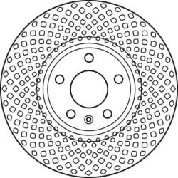 TRW Féktárcsa szellőző Ø320mm DF6015S