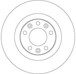 TRW Féktárcsa tömör Ø290mm DF6667