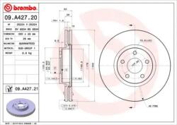 BREMBO Féktárcsa szellőző Ø300mm 09. A427.21