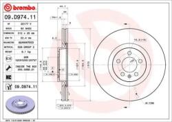 BREMBO féktárcsa 09. D974.11