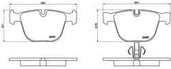 BREMBO fékbetét készlet, tárcsafék P06 053