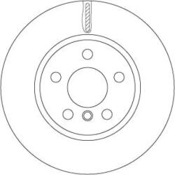 TRW Féktárcsa szellőző Ø294mm DF6757