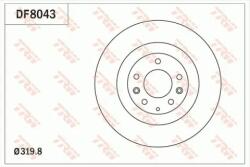 TRW szellőző féktárcsa Ø320mm DF8043