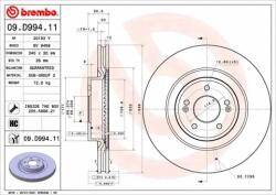 BREMBO féktárcsa 09. D994.11