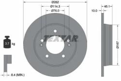 TEXTAR Féktárcsa tömör Ø262mm 92240003