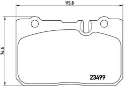 BREMBO fékbetét készlet, tárcsafék P83 039