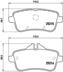 BREMBO fékbetét készlet P50 099
