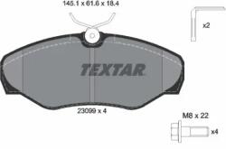TEXTAR fékbetét készlet, tárcsafék 2309902