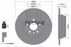 TEXTAR Féktárcsa tömör Ø302mm 92283003