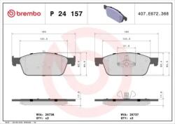 BREMBO fékbetét készlet P24 157