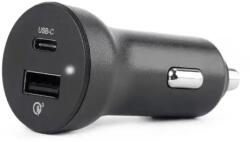 AMiO autós töltő micro USB/USB-C QC 3.0