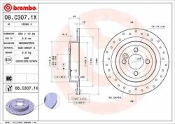 BREMBO féktárcsa 08. C307.1X