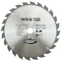 TOYA - Keményfém lapkás fűrészlap fára 300x30mm 24 fog