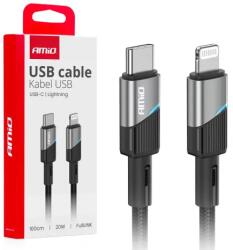 AMIO kábel ' USB-C - Lightning 20W 100cm FullLINK - runder - 1 880 Ft