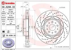 BREMBO féktárcsa 09. A299.33