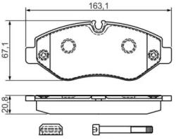 Bosch fékbetét készlet 0 986 494 728
