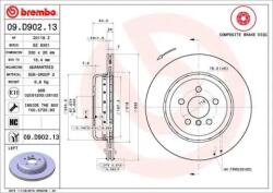 BREMBO Féktárcsa belső hűtés Ø330mm 09. D902.13