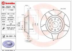 BREMBO féktárcsa 08. C501.75